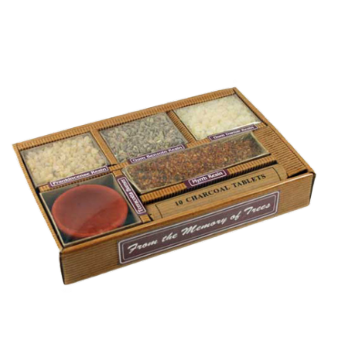 Resin Starter Kit Gift Pack with Burner and Charcoal