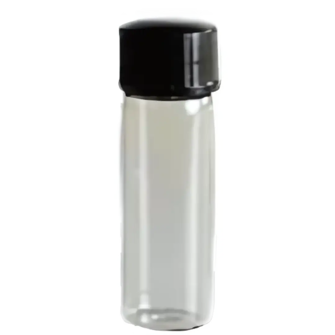 1 Dram Bottles Clear Round