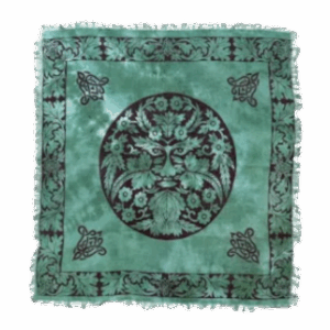 18″x18″ Green Man altar cloth
