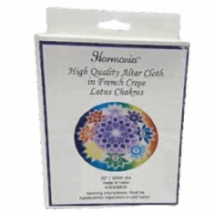 35″ Chakra Lotus altar cloth