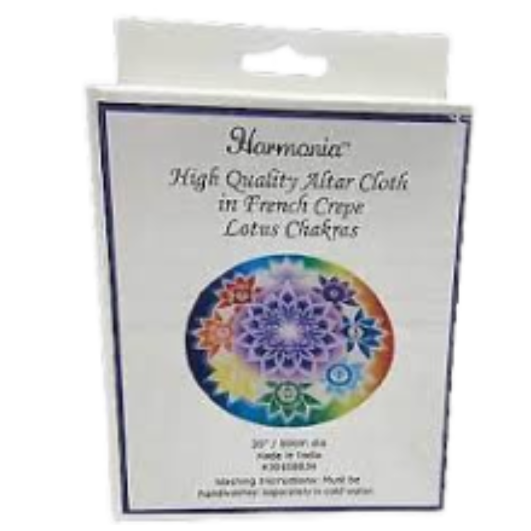 35″ Chakra Lotus altar cloth