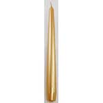 9" Gold taper candle