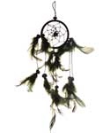 2 1/2" Black dream catcher