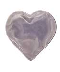 4" Heart offering plate