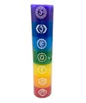 7 Chakra pillar candle