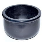 Black Stone Scrying Bowl 3"