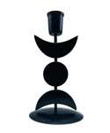 7" Triple Moon candle holder