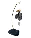 9" Black Obsidian table chime