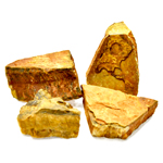 1 lb Tiger Eye, Yellow untumbled