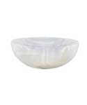 4" Selenite Oval bowl