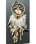 4 1/2" Tree of Life tan dream catcher