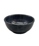 4" Black Marble scrying bowl