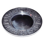 4 3/4" Zodiac Pillar holder/ Smudge plate