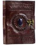 Stone Eye leather blank book w/ latch