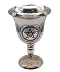 4 3/4" Pentagram chalice stainless steel