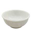 4" White Marble scrying bowl