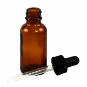 Amber Bottle with Dropper 1 oz