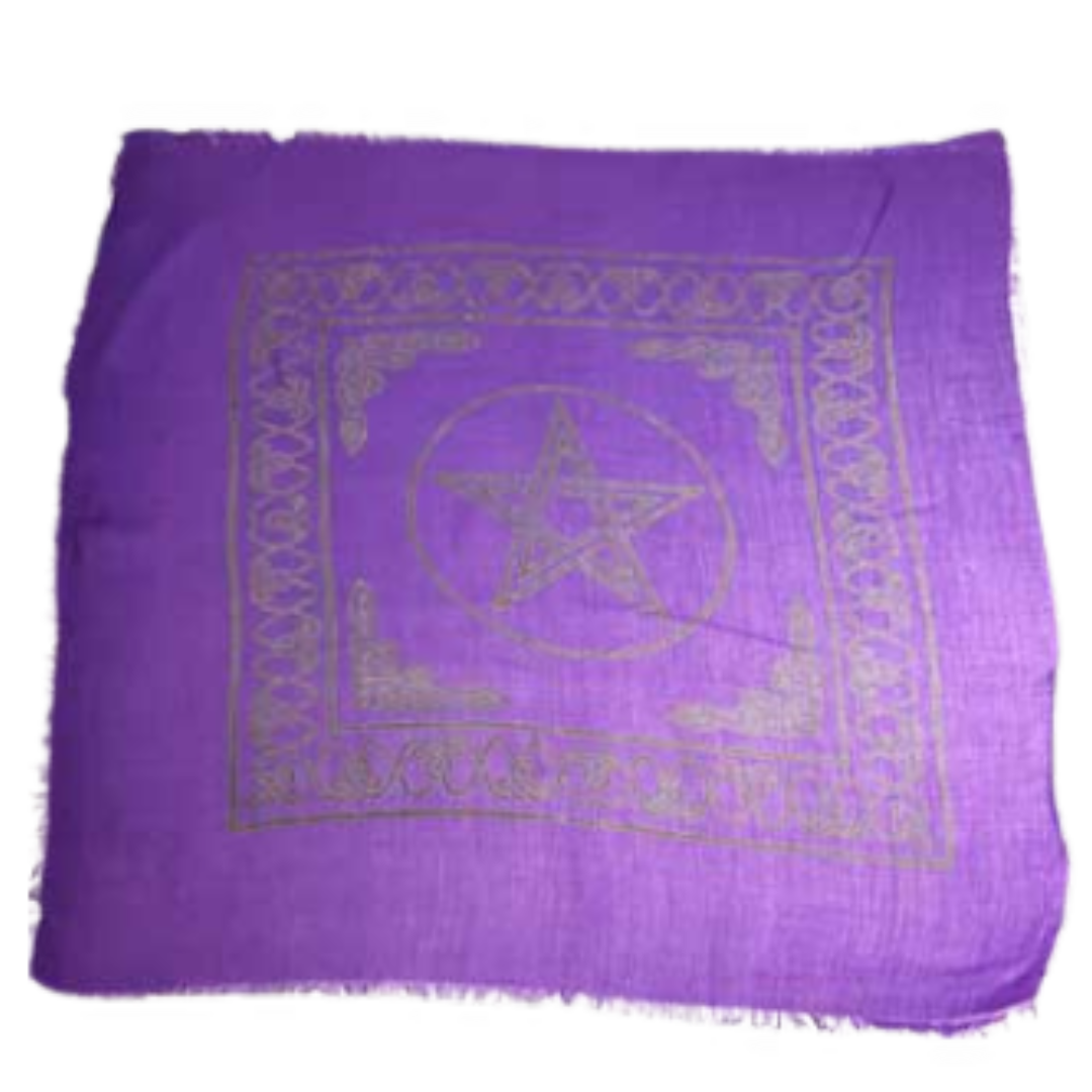 Pentagram altar cloth 18″ x 18″