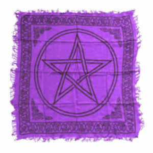 Pentagram altar cloth 36″ x 36″