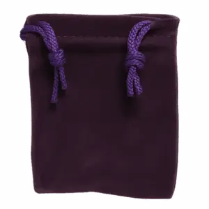 Purple Velveteen Bag