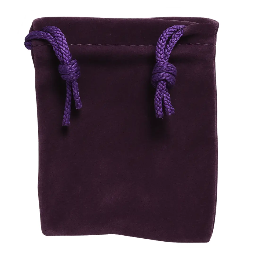 Purple Velveteen Bag