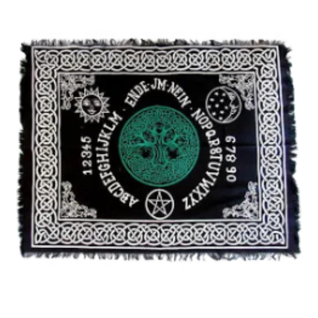 Tree of Life Ouija-Board altar cloth 24″ x 30″